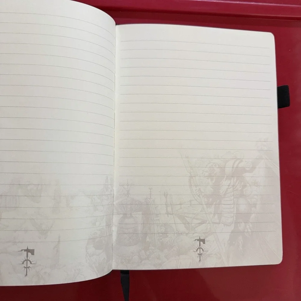 Warhammer Age of Sigmar Lined Notebook 2024 Meteor Cover Art Hardbound Journal